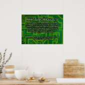Was ist Technologie? Poster (Küche)