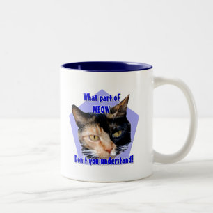 Was ist Teil von Miau! Dreifarbige Katzen-Tasse Zweifarbige Tasse