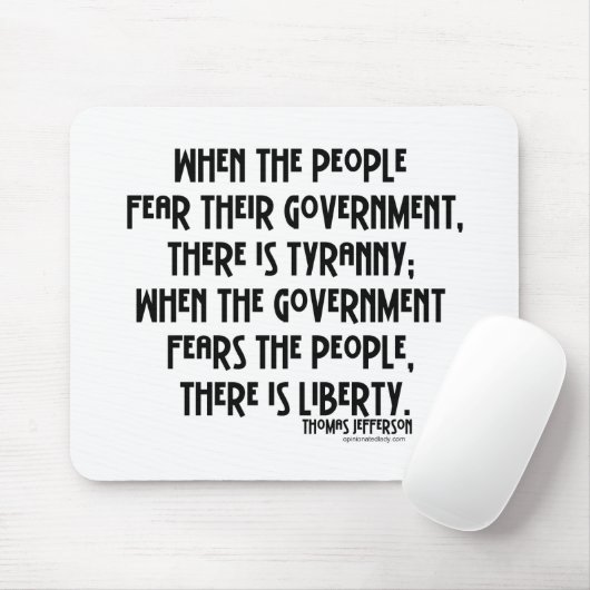 Was ist Tyrannei…? Mousepad (Mit Mouse)