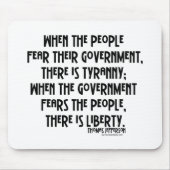 Was ist Tyrannei…? Mousepad (Vorne)