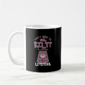 Was ist unter dem Kilt auf einem guten Lipstick Fu Kaffeetasse (Links)