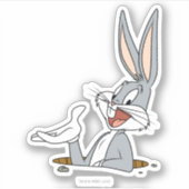 WAS IST UP DOC?™ BUGS BUNNY™ Rabbit Hole Aufkleber (Vorderseite)