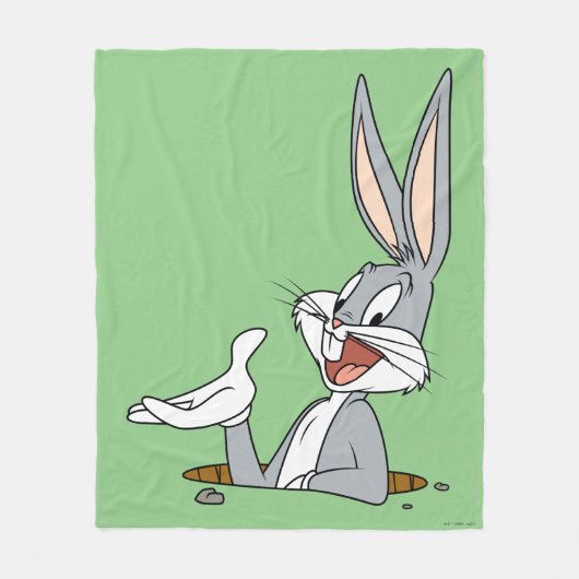 WAS IST UP DOC?™ BUGS BUNNY™ Rabbit Hole Fleecedecke (Vorderseite)