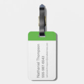 WAS IST UP DOC?™ BUGS BUNNY™ Rabbit Hole Gepäckanhänger (Rückseite vertikal)