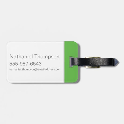 WAS IST UP DOC?™ BUGS BUNNY™ Rabbit Hole Gepäckanhänger (Rückseite horizontal)