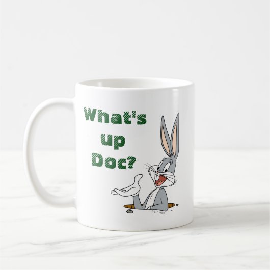 WAS IST UP DOC?™ BUGS BUNNY™ Rabbit Hole Kaffeetasse (Links)