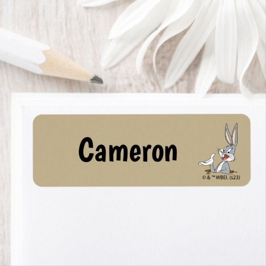WAS IST UP DOC?™ BUGS BUNNY™ Rabbit Hole Labels (Insitu)
