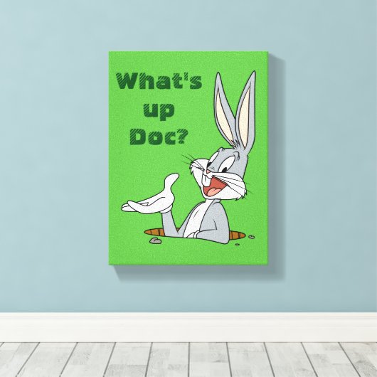 WAS IST UP DOC?™ BUGS BUNNY™ Rabbit Hole Leinwanddruck (Insitu (Holzboden))