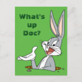 WAS IST UP DOC?™ BUGS BUNNY™ Rabbit Hole Postkarte (Vorderseite)