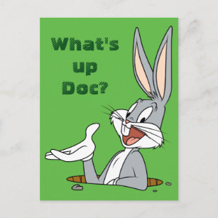 WAS IST UP DOC?™ BUGS BUNNY™ Rabbit Hole Postkarte