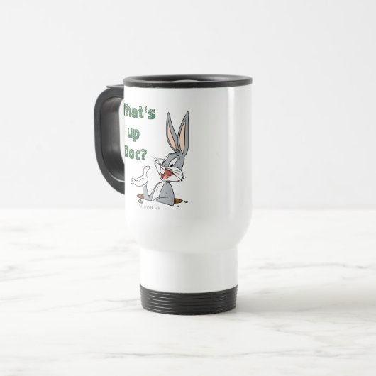 WAS IST UP DOC?™ BUGS BUNNY™ Rabbit Hole Reisebecher (Vorderseite Links)