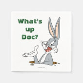 WAS IST UP DOC?™ BUGS BUNNY™ Rabbit Hole Serviette (Vorderseite)