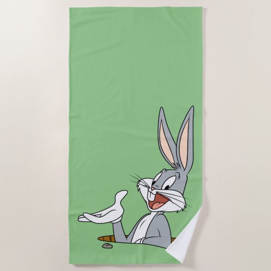 WAS IST UP DOC?™ BUGS BUNNY™ Rabbit Hole Strandtuch (Vorderseite)