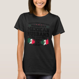 Was ist verheirateter mexikanischer Ehemann Mexiko T-Shirt