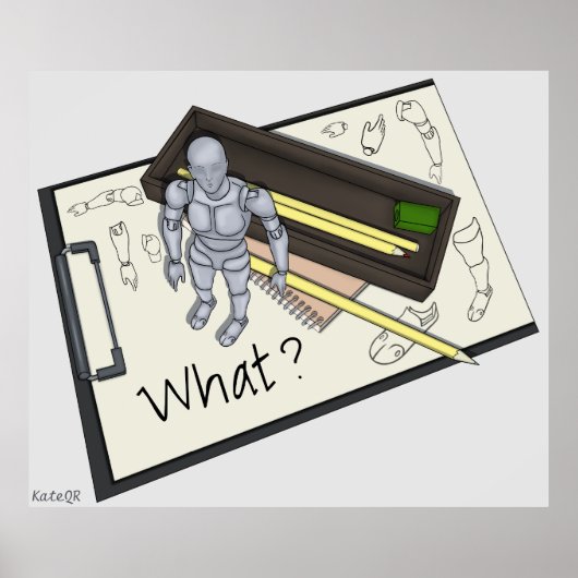 Was ist? Wenn die Kunst ein Künstler ist Poster (Vorne)