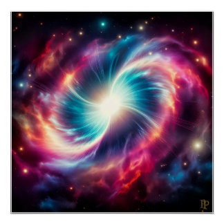 Was ist, wenn ein weißes Loch Poster