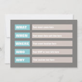 Was ist, wenn eine Einladung (Vorderseite)