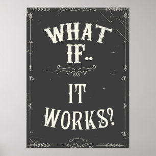 Was ist, wenn es funktioniert? poster
