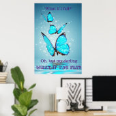 Was ist, wenn ich ein fallendes Poster (Heimbüro)