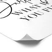 Was ist, wenn ich stürze? Oh, aber Darling, was is Poster (Ecke)