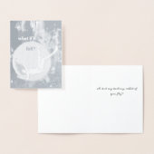 "Was ist, wenn ich stürze?" Originelle Kunst Folienkarte (Anzeige)