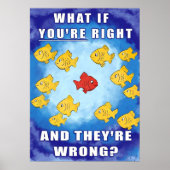 Was ist, wenn Sie richtig und falsch liegen? Poster (Vorne)