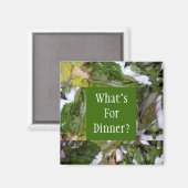 Was ist zum Abendessen? Magnet (Vorderseite/Rückseite)