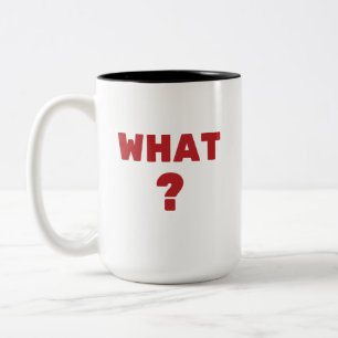Was ist? zweifarbige tasse
