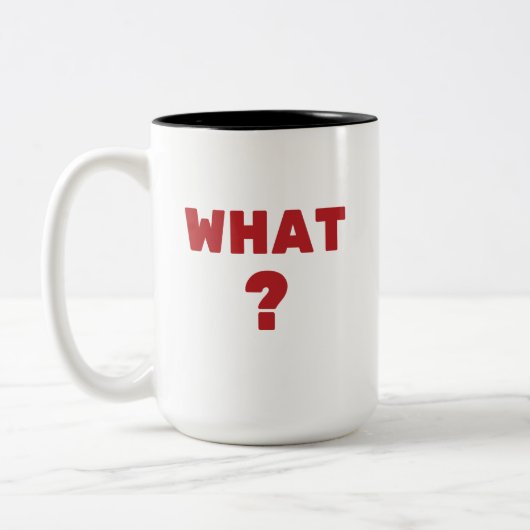 Was ist? zweifarbige tasse (Links)