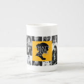 Was istIhr Name Podcast Knochen China Tasse (Vorderseite)