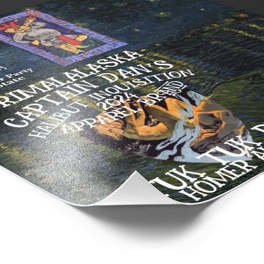 Was je mit Mels Baby Dawson City Yukon passiert is Fotodruck (Ecke)