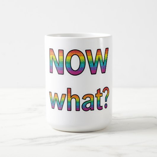 Was jetzt? kaffeetasse (Mittel)