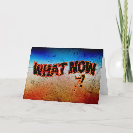 Was jetzt ? karte (Vorderseite)