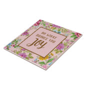 Was Joy Floral bringt Fliese (Seite)