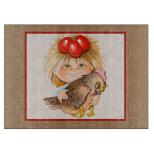 Was kam als Erstes Huhn oder Ei? Schneidebrett