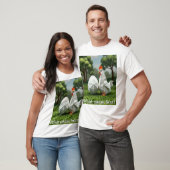Was kam zuerst, das Huhn oder das Ei? T-Shirt (Unisex)
