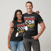 Was kam zuerst Huhn oder Ei Kostüm T-Shirt (Unisex)