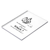 Was kam zuerst? notizblock (Linke Seite)