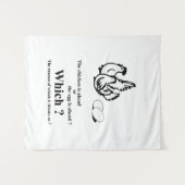 Was kam zuerst? wandteppich (Vorderseite (Horizontal))