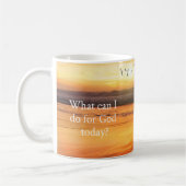 Was kann ich für Gott tun? Kaffeetasse (Links)