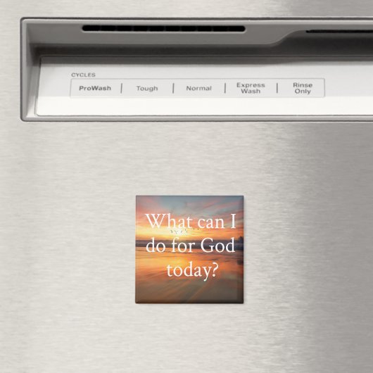 Was kann ich für Gott tun? Magnet (In Situ (Geschirrspüler))