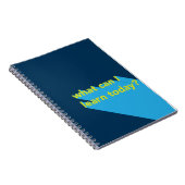 Was kann ich heute lernen? Notizbuch Notizblock (Rechte Seite)