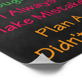 WAS KANN ICH STATT DENKEN? Klassenposter Poster (Ecke)