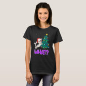Was Katzen Tannenbaum Kätzchen T-Shirt (Vorne ganz)