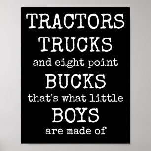 Was kleine Jungs sind aus Plakatdruck-Set gemacht? Poster