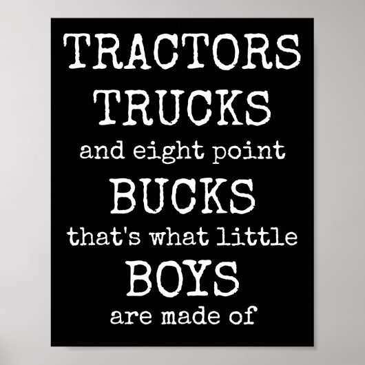 Was kleine Jungs sind aus Plakatdruck-Set gemacht? Poster (Vorne)