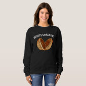Was knackt Nussknacker Weihnachten Sweatshirt (Vorne ganz)