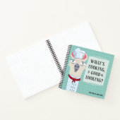 Was kocht gut aussehendes Lama-Rezept Notizblock (Innenseite)