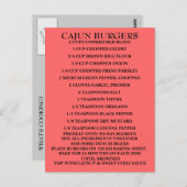 Was kocht? Rezept - Postkarte (Vorne/Hinten)