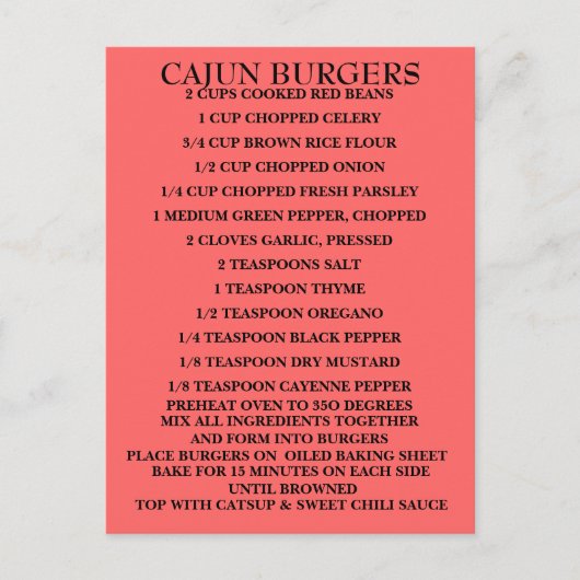 Was kocht? Rezept - Postkarte (Vorderseite)